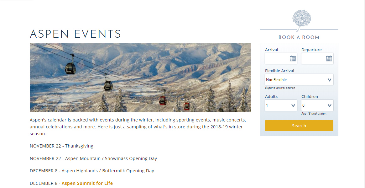 Aspen Winter Events Aspen Square Hotel Blog