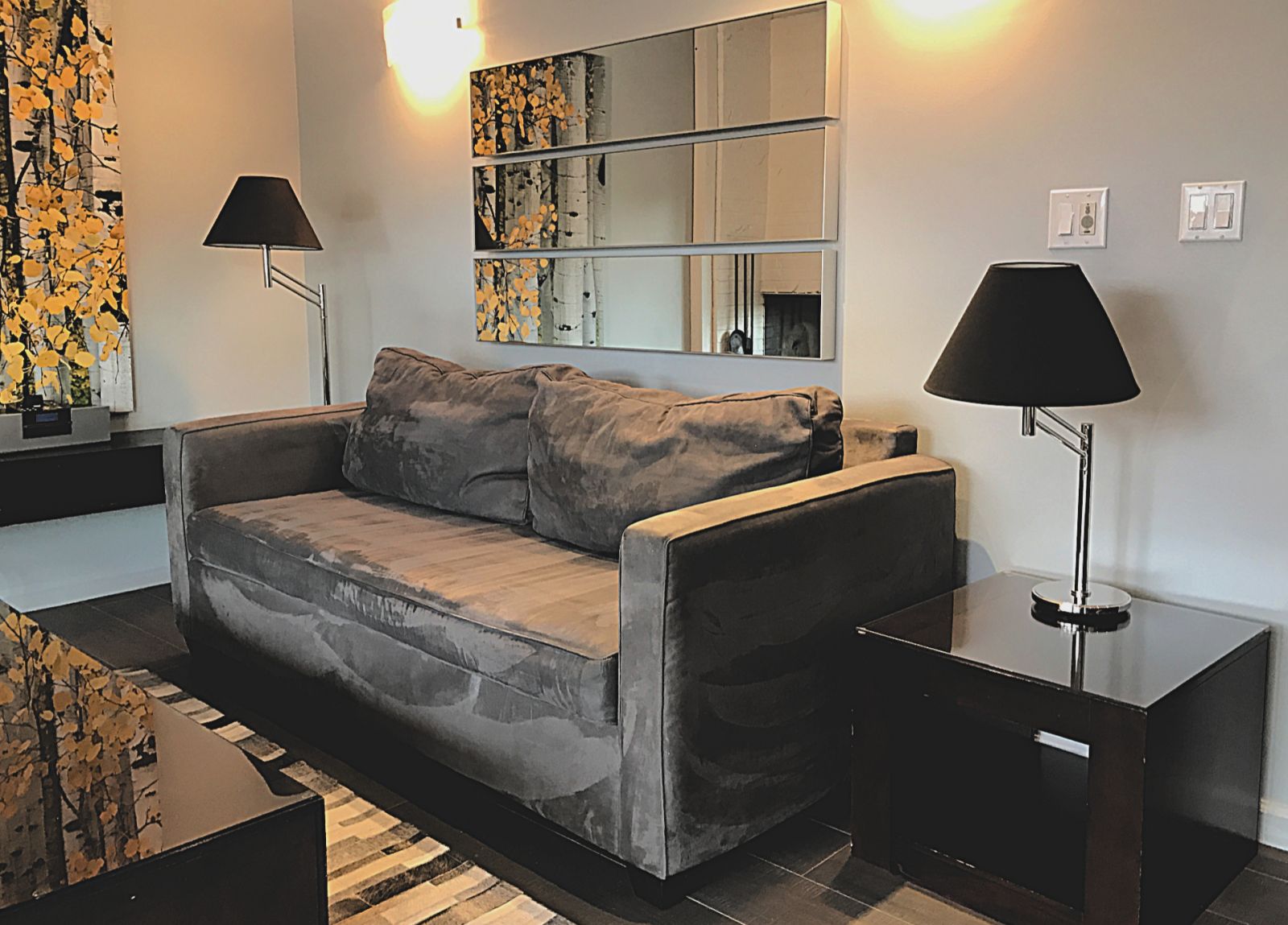 Aspen Square Two-Bedroom Condominium living area