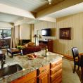 Aspen Square suite kitchen