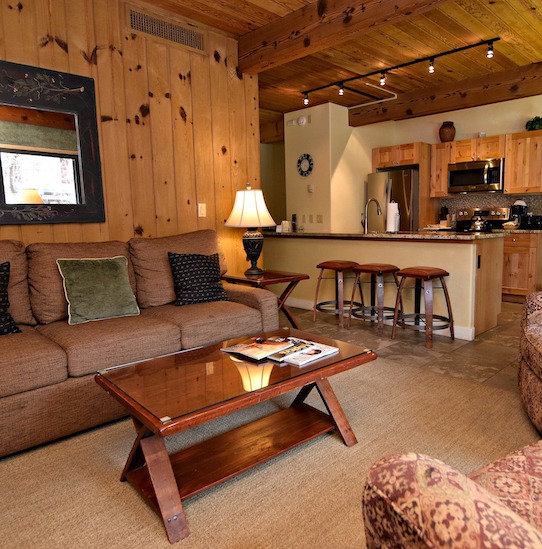 Aspen Square Two-Bedroom Condominium living area