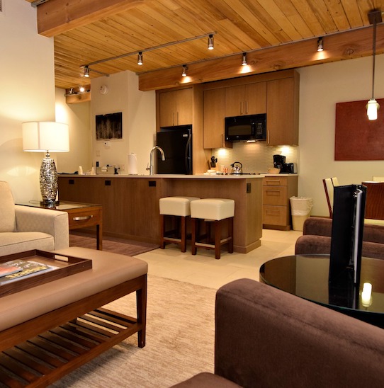 Aspen Square Two-Bedroom Condominium living area