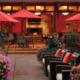 Exterior of Aspen Square in the summer