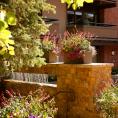 Exterior of Aspen Square in the summer
