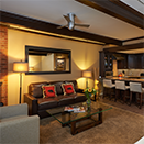 Aspen Square suite living room
