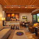 Aspen Square Two-Bedroom Condominium living area