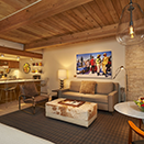 Aspen Square suite living room