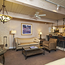 Aspen Square suite living room