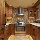 Aspen Square suite kitchen