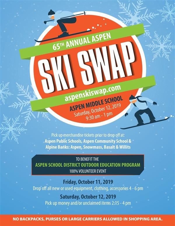 ASPEN SKI SWAP IS SATURDAY! Aspen Square Hotel Blog