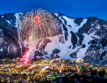 Aspen Mountain New Year's Eve fireworks