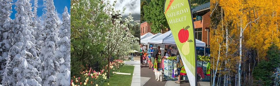 A collage of Colorado weekend getaway ideas 