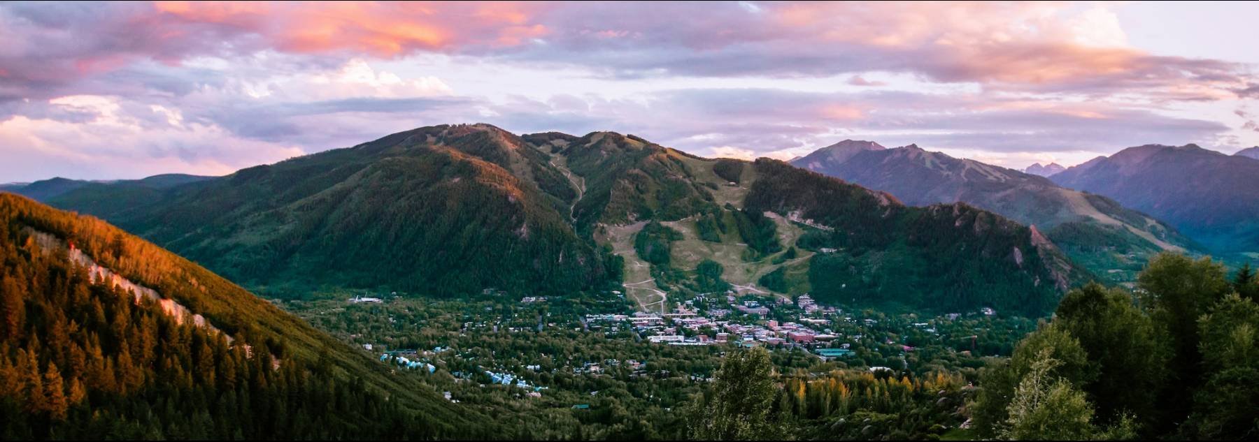 View of Aspen in Summer