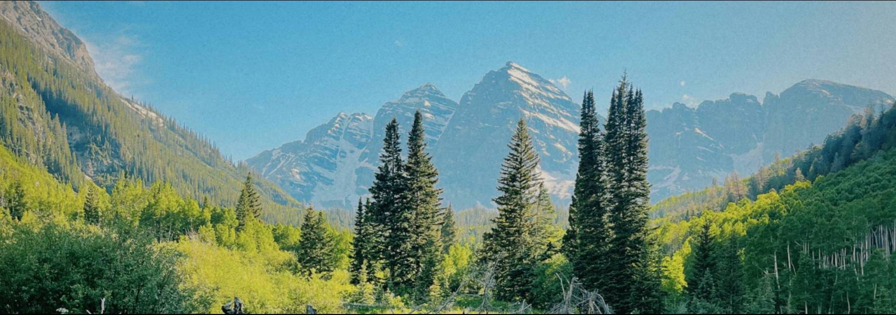 Maroon Bells in the Spring
