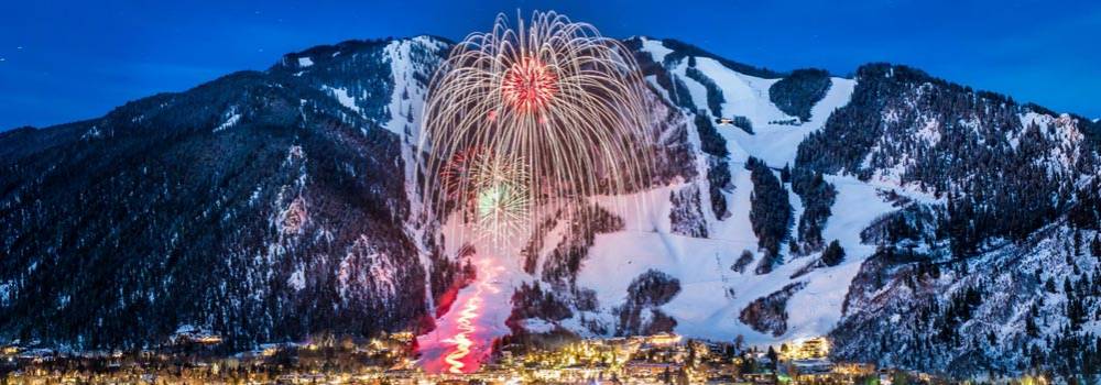 Aspen Mountain New Year's Eve fireworks