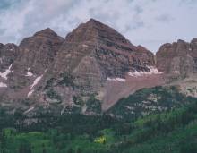 Maroon Bells on the Hike from Aspen to Crested Butte