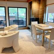 Living area at Room 126 - Three-Bedroom/Three-Bath 3rd Floor